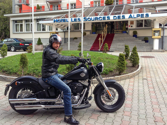 Walter-Schärer Harley-Davidson Les Sources des Alpes