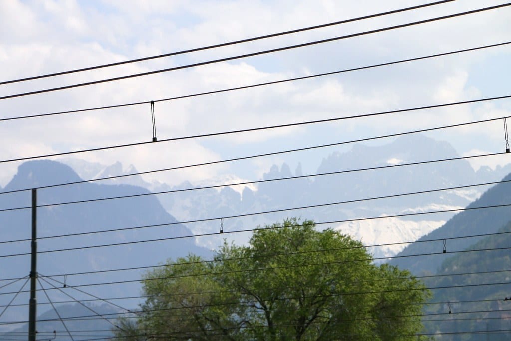 View of the Dolomites by Bozen