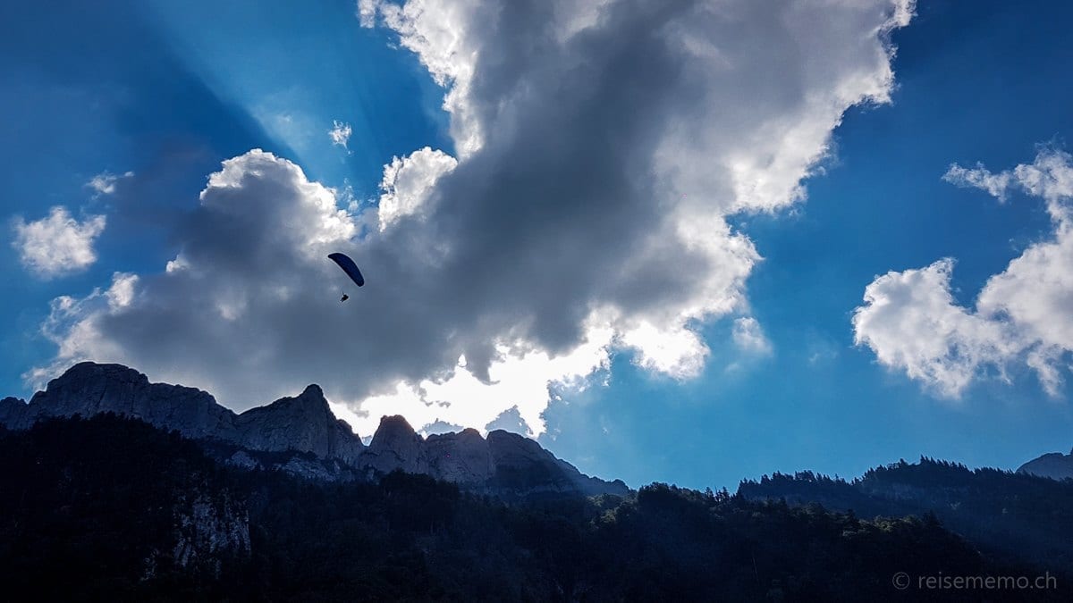 Hang glider in Appenzell