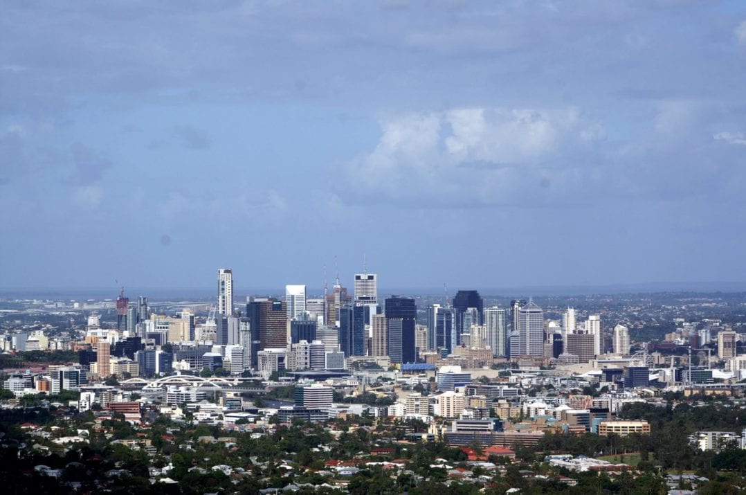 Ausblick auf die Stadt Brisbane