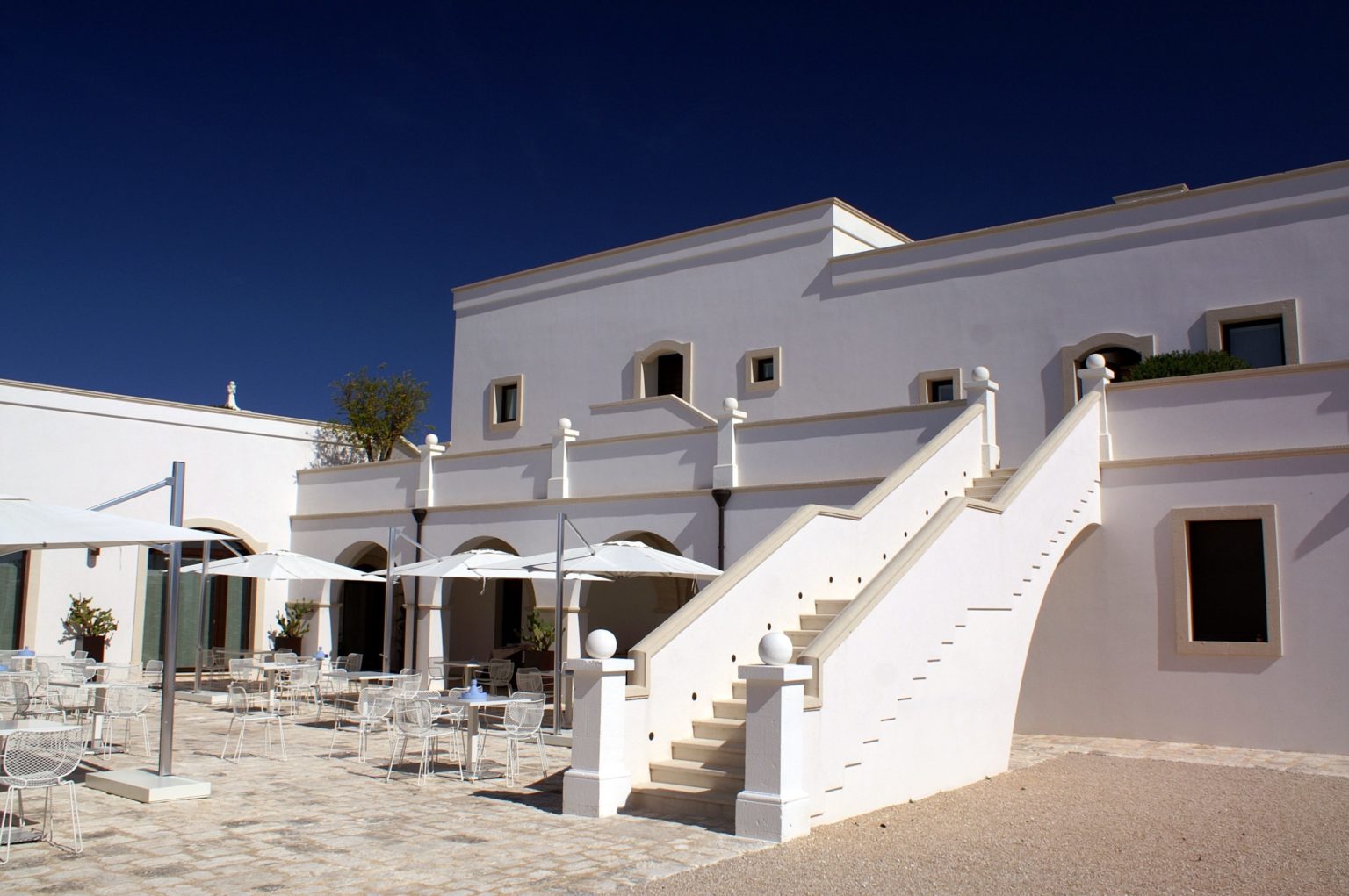 Masseria Bagnara Innenhof, Apulien