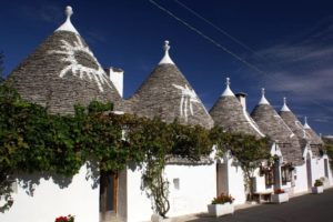 Trulli in Alberobello, Apulien, Italien