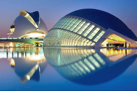 Martin Zurmühle fotografiert Santiago Calatravas Gebäude in Valencia