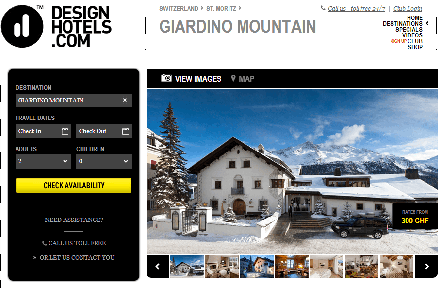 Giardino Mountain neu bei Design Hotels
