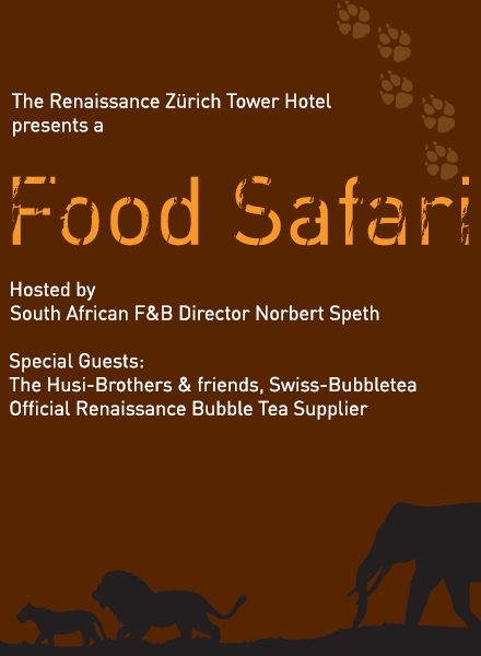 Einladung zur Food Safari im Renaissance Zürich Tower Hotel