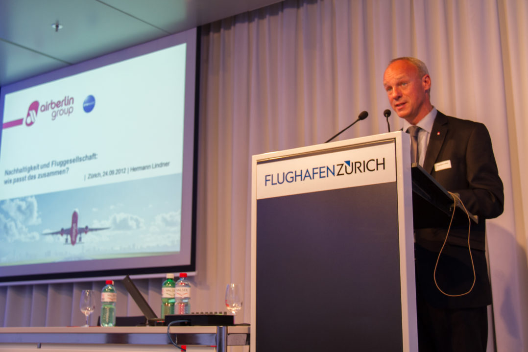 Hermann Lindner von airberlin über Nachhaltigkeit bei Airlines
