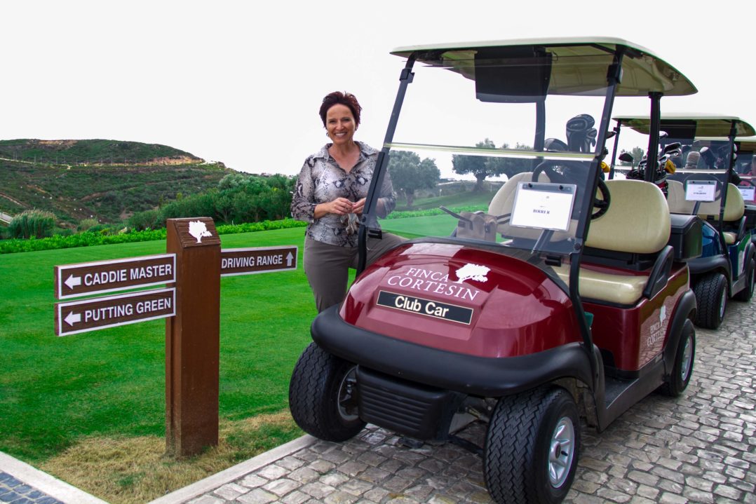 Golfplatz Finca Cortesin Golfcart