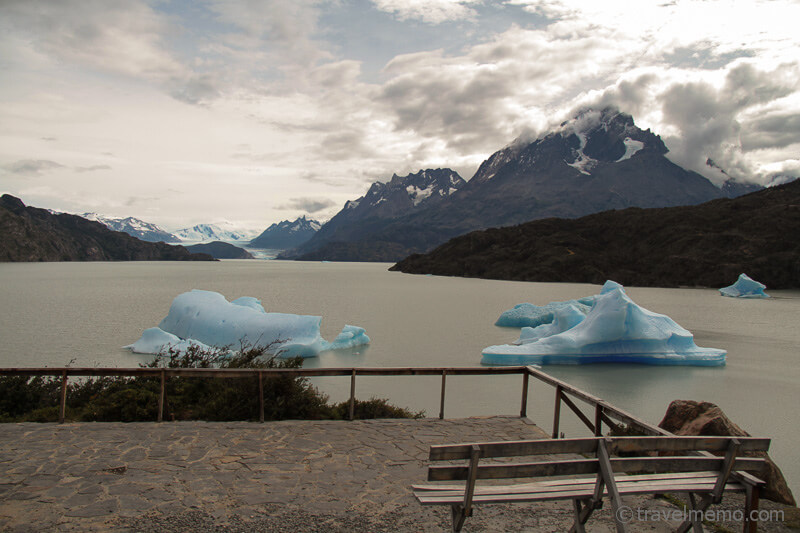 Eisberge Lake Grey im Torres del Paine National Park