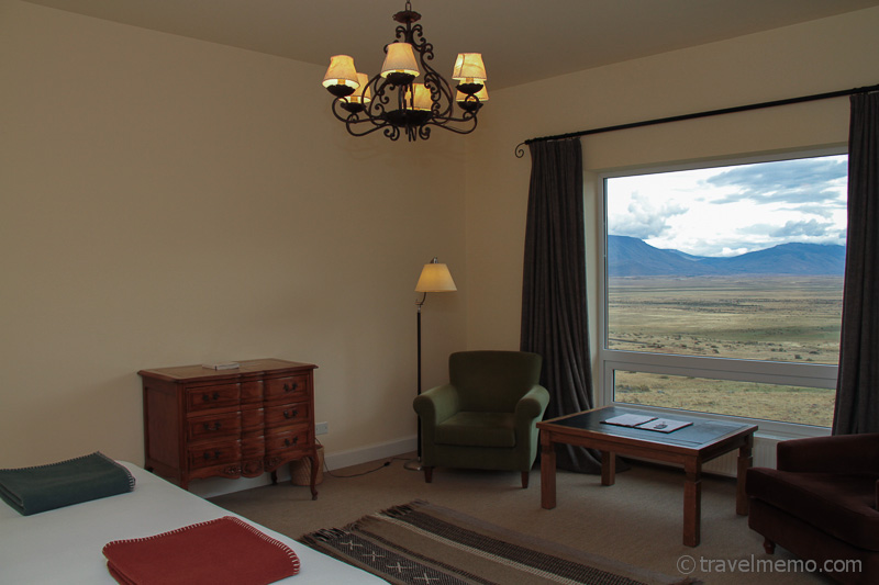 Hotelzimmer mit Aussicht Eolo Patagonien