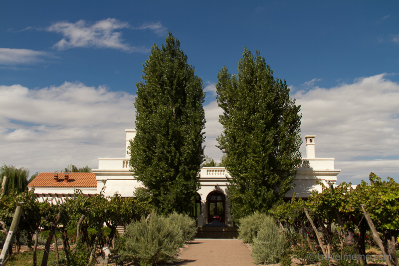 Hauptgebäude Kolonialstil Cavas Wine Lodge