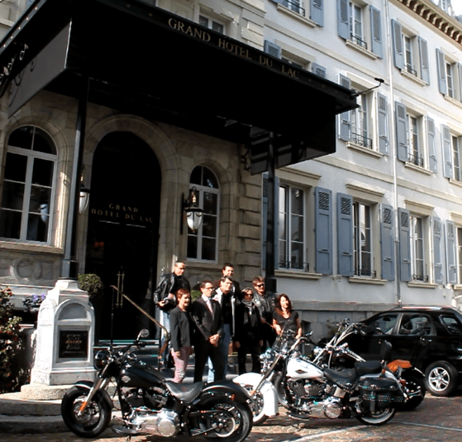 Grand Hotel du Lac Harley-Davidson Gruppenfoto