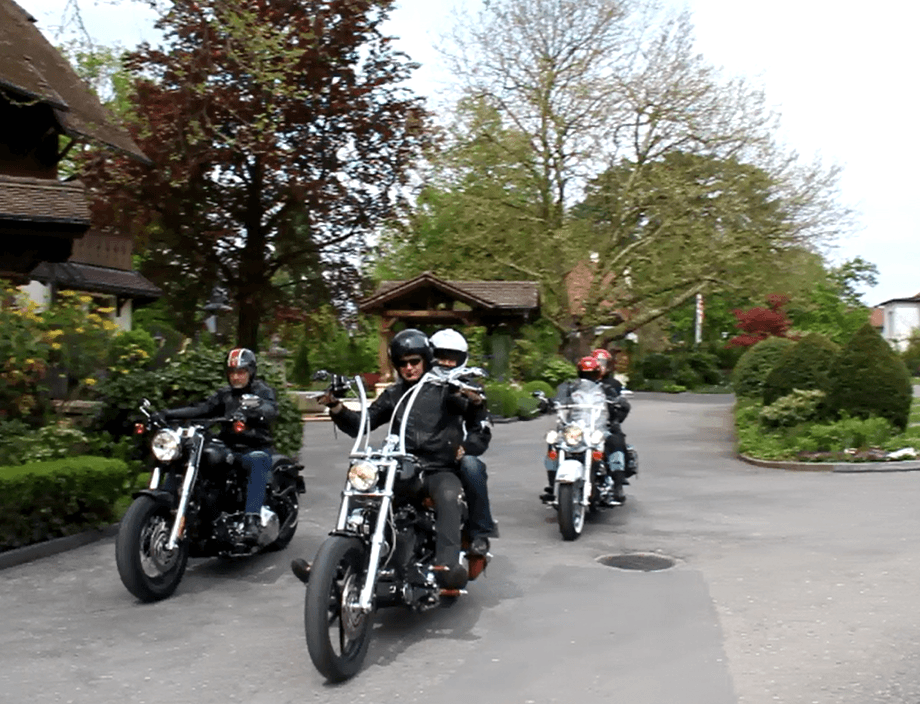 Le Vieux Manoir Hotel in Murten per Harley-Davidson Route-du-Bonheur