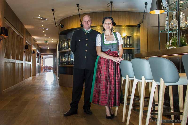Hoteldirektorin Adriana Marchetti und Restaurantleiter Stefan Schulz