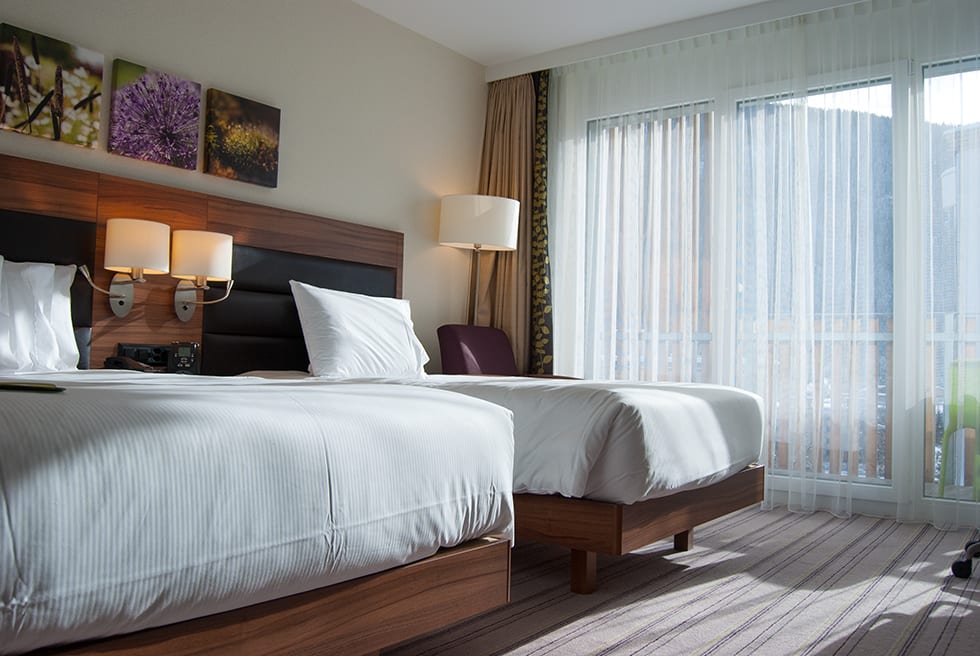 Twin Beds im Hilton Garden Inn Davos