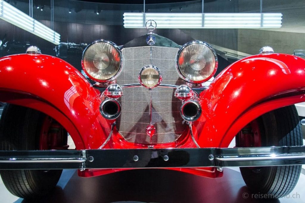 Kuehlergrill Mercedes Benz 500 K Spezialroadster bei Reisememo
