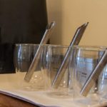 Teesieb aus Chromstahl