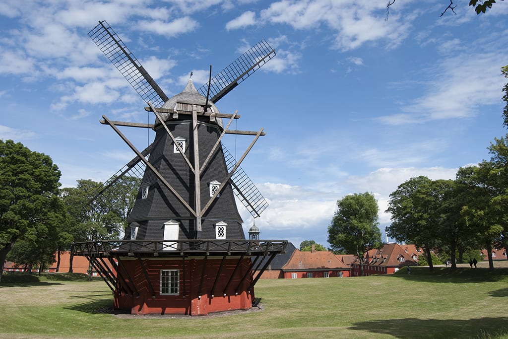 Windmühle beim Kastell von Kopenhagen