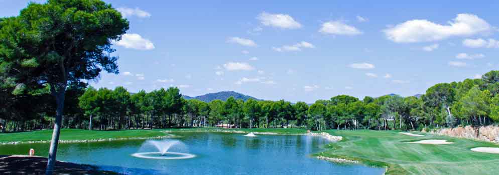 Golf Son Servera See Brunnen