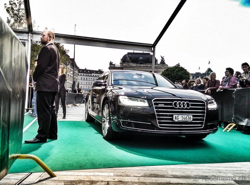 Audi gruener Teppich Zuerich Film Festival bei Reisememo