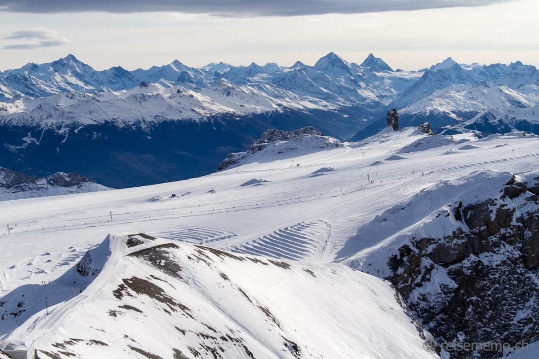 Glacier 3000 Skigebiet und Matterhorn