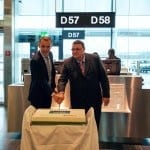 Kurt Eberhard CEO Hotelplan Suisse, Urs A. Pelizzoni Verwaltungsrat Germania Flug AG
