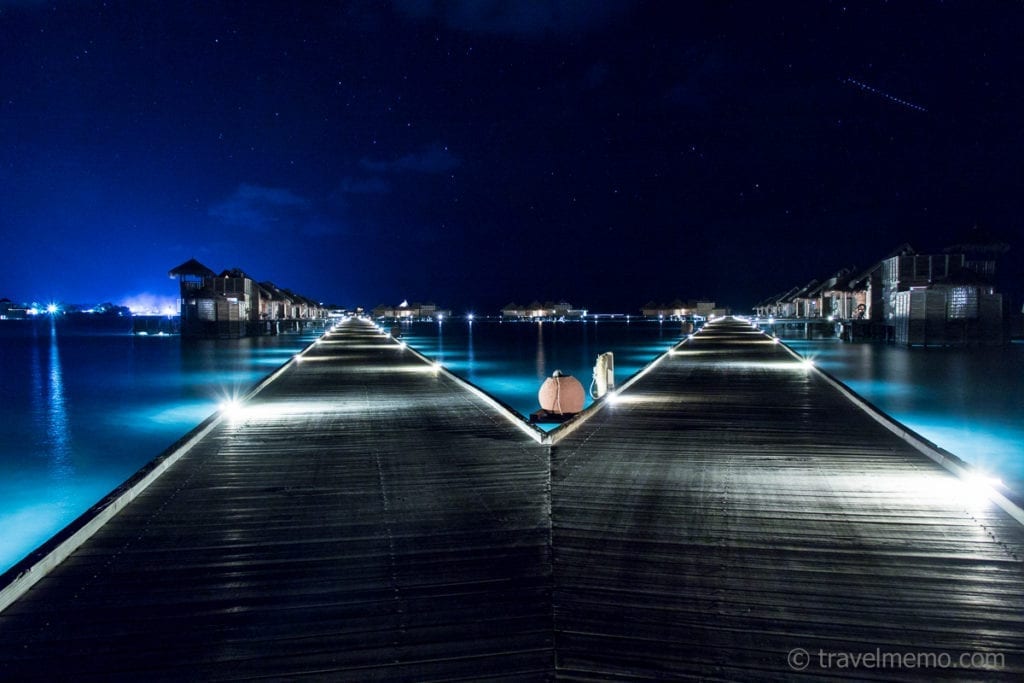 Boardwalk Water villa Gili Lankanfushi bei Reisememo