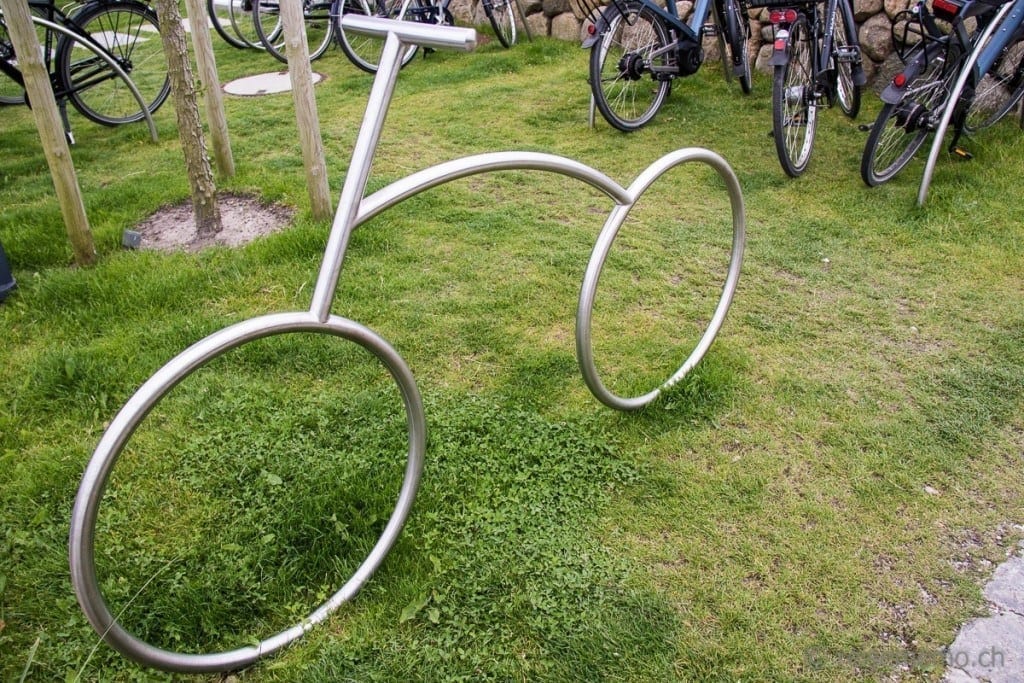 Eleganter Fahrradständer