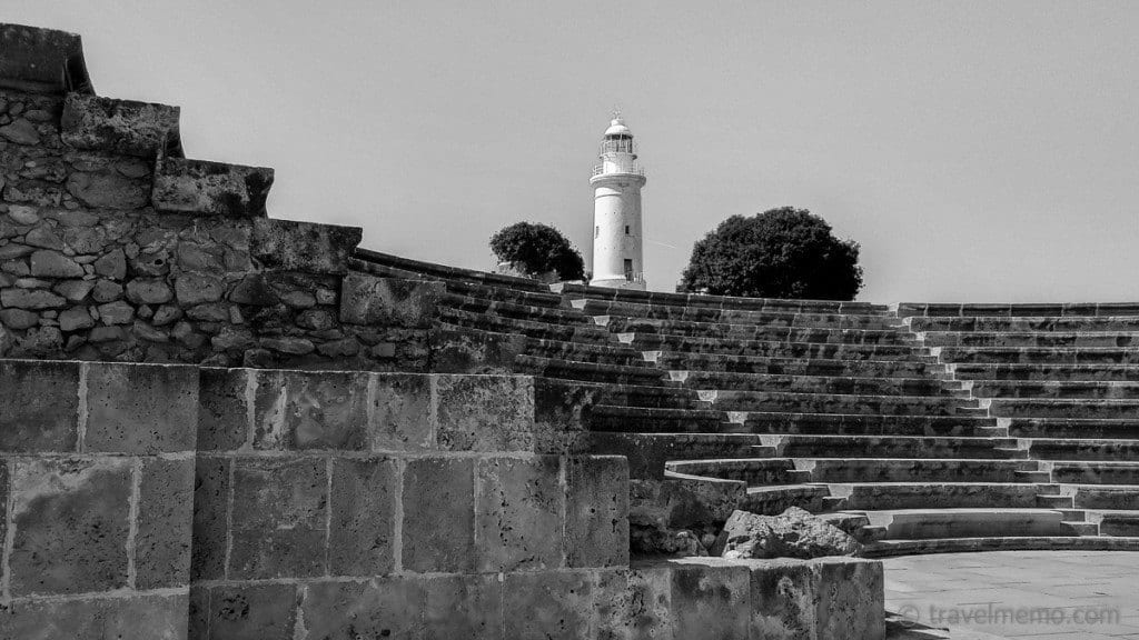 amphitheatre lighthouse Paphos bei Reisememo