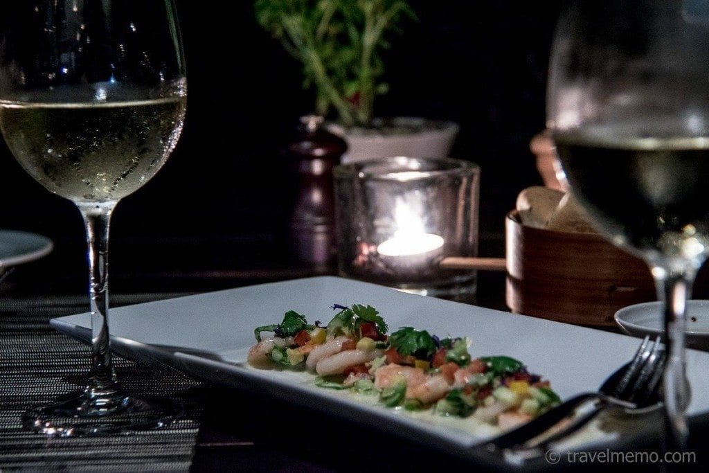 fish ceviche Notios restaurant Almyra Hotel bei Reisememo