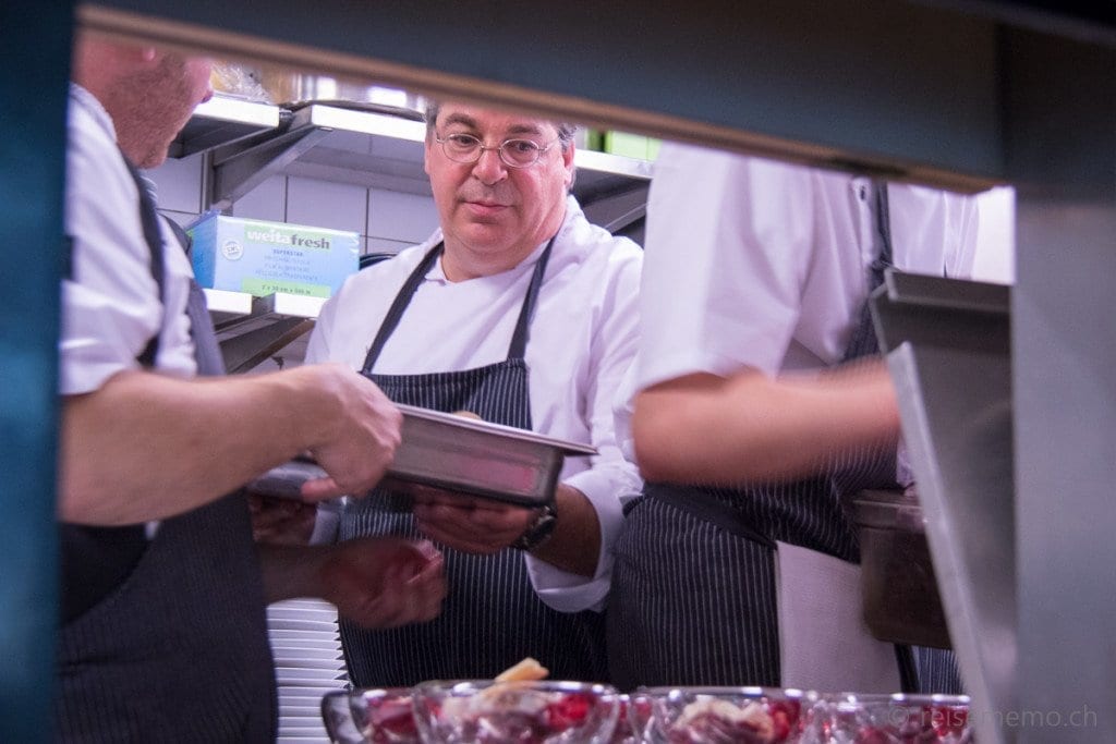 Schweizer Fleisch für Argentinier am Gustofestival "Swiss Culinaire" 18 Boris Walker kochen Gusto Festival zum alten Stephan bei Reisememo