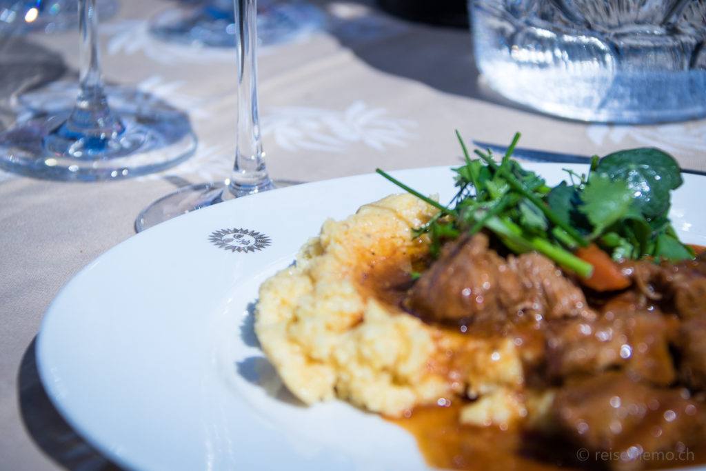 Polenta Voressen Rustico Castello del Sole bei Reisememo