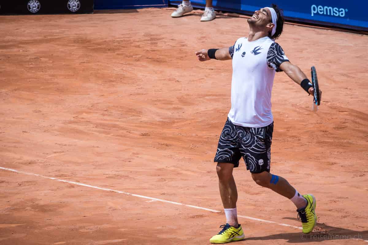 Fabio Fognini Swiss Tennis Open Gstaad bei Reisememo