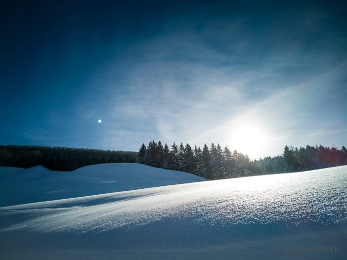 Winterlandschaft im Atzmännig