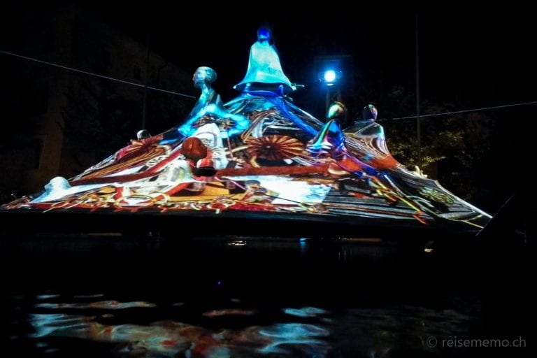 Wasser Licht Festival Lichtermeer in Brixen Südtirol