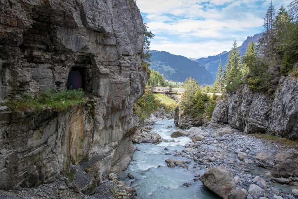 Gletscherschlucht Grindelwald – Wasser, Felsen und ein Spinnennetz! 17 Gletscherschlucht Grindelwald
