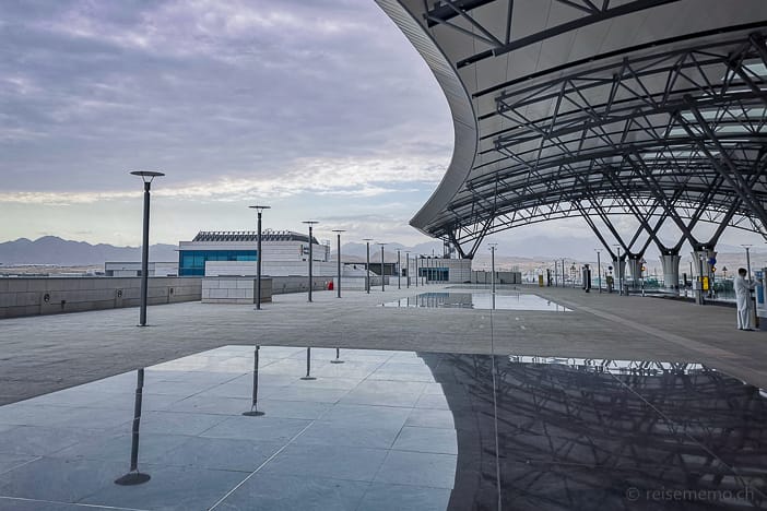 An- und Abflugzone des Flughafens Muscat