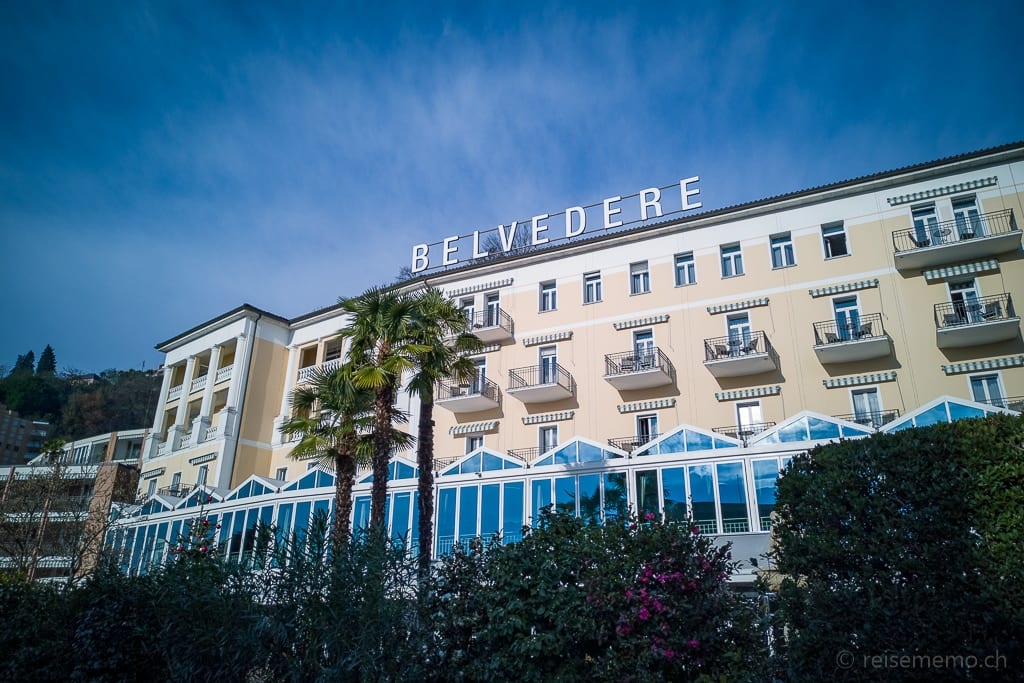 Südfassade des Hotel Belvedere Locarno
