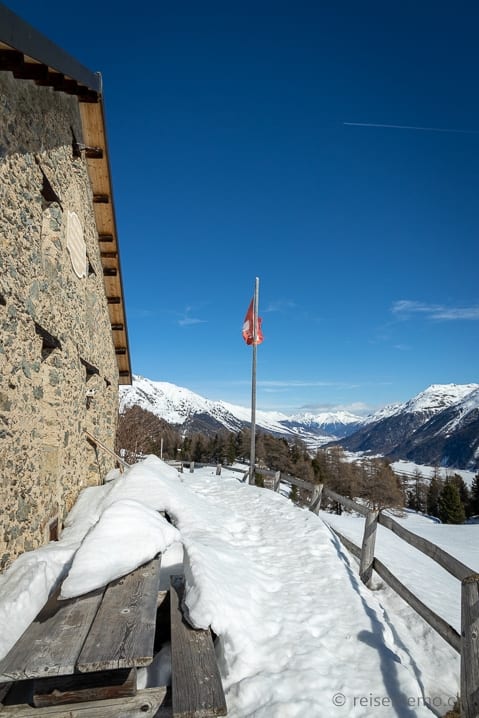 Winterwanderung St.Moritz/Chantarella nach Corviglia