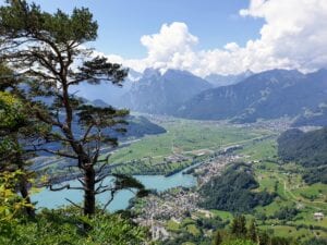 Aussicht vom Hasenboden Höhenweg