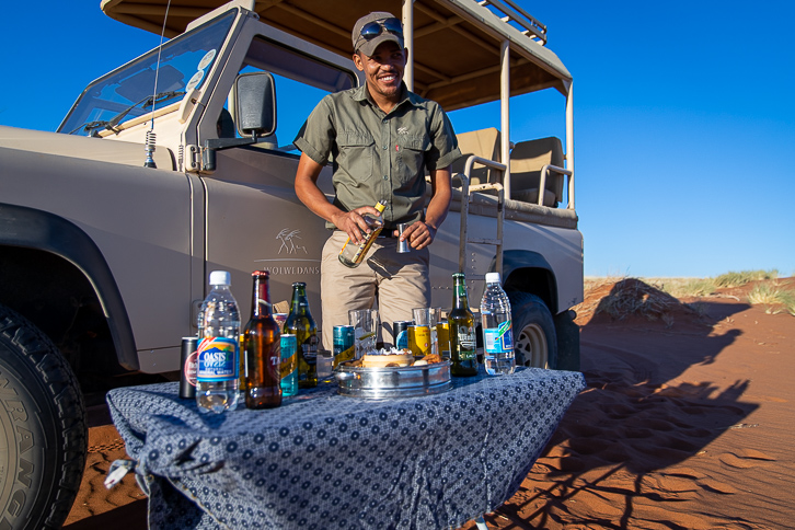 Sundowner in NamibRand