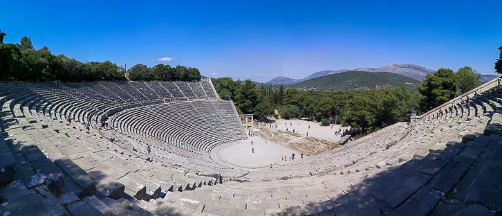 Amphitheater Epidaurus Panorama