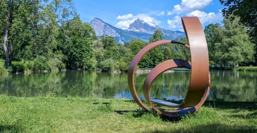 Skulpturenausstellung Bad Ragaz. Peter Nutt: Allumfassend
