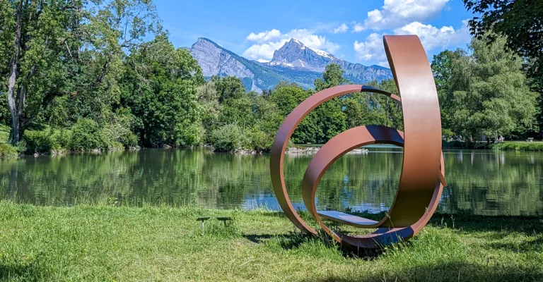 Skulpturenausstellung Bad Ragaz. Peter Nutt: Allumfassend