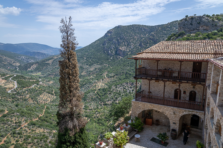 Aussicht vom Kloster Timios Prodromos
