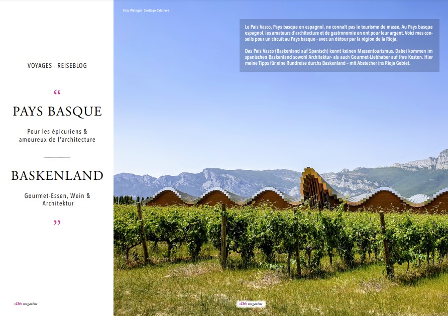 cChic Printmagazin mit unseren Baskenland-Reisetipps
