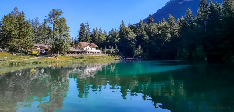Ausflugstipp Blausee Hotel & Spa im Berner Oberland bei Kandersteg