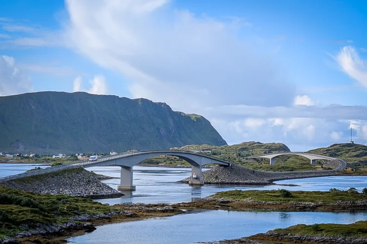 Bögen der Kubholmenleia Brücke bei Ramberg