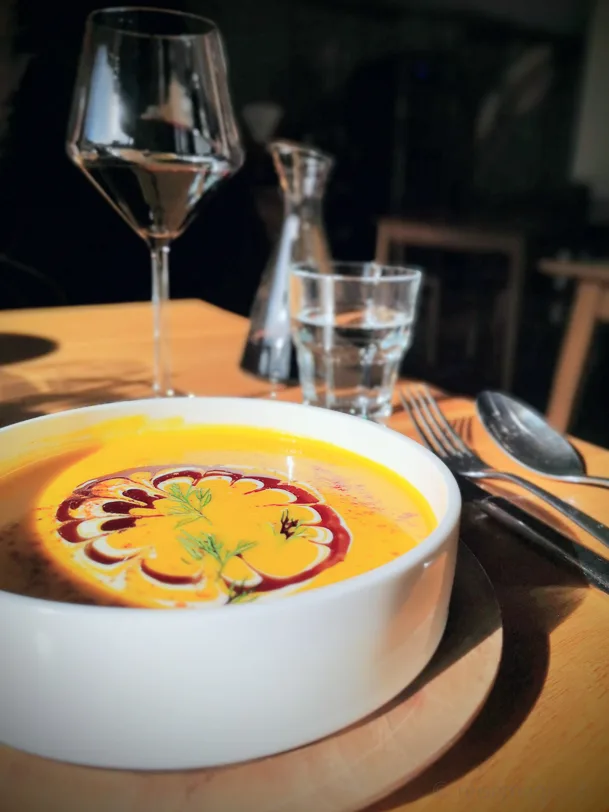 kuerbissuppe tremondi boutique bnb restaurant jpg bei Reisememo