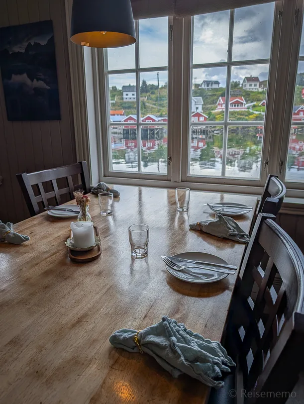 Restaurant Maren Anna mit Aussicht auf Rorbuer Fischerhütten