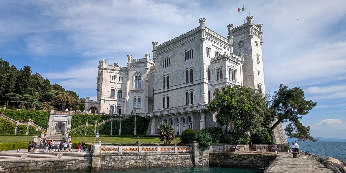 Grignano Miramare Schloss bei Triest